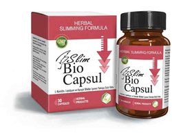 Slim BioTea Detox Afslank Formule Capsules - Mixed Herbal Slimming Formula 30 Capsules met L-Carnitine / Lepidium en Gemengde planten