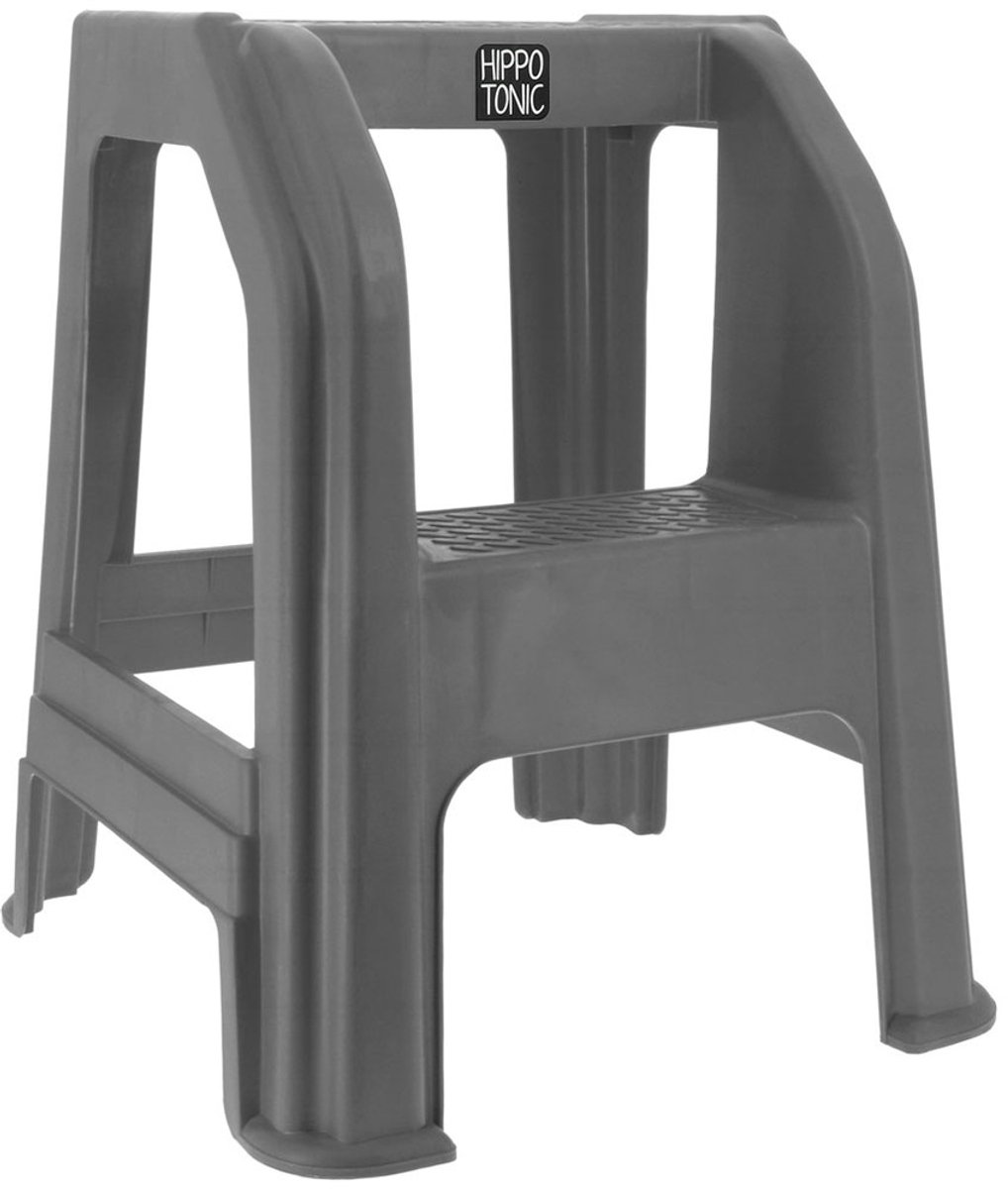 Hippo-tonic Two Step Mount Trapladdertje Zilver