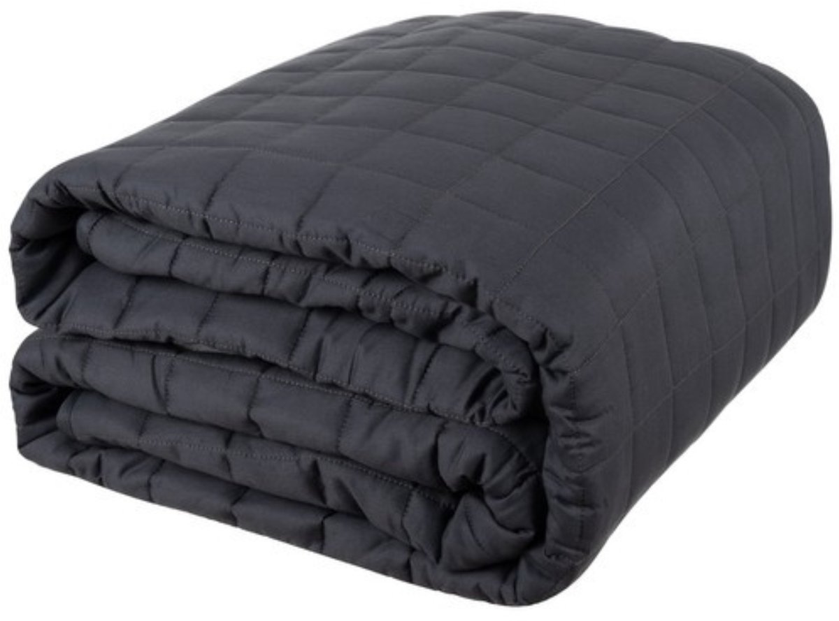 Verzwaringsdeken 8 KG - Weighted Blanket - Grijs- 150x200 CM