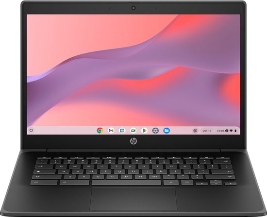 HP Fortis G1i 14 Chromebook Intel® N N150 (14") HD 8 GB LPDDR5x-SDRAM 64 GB eMMC Wi-Fi 6 WWAN (4G) ChromeOS Zwart
