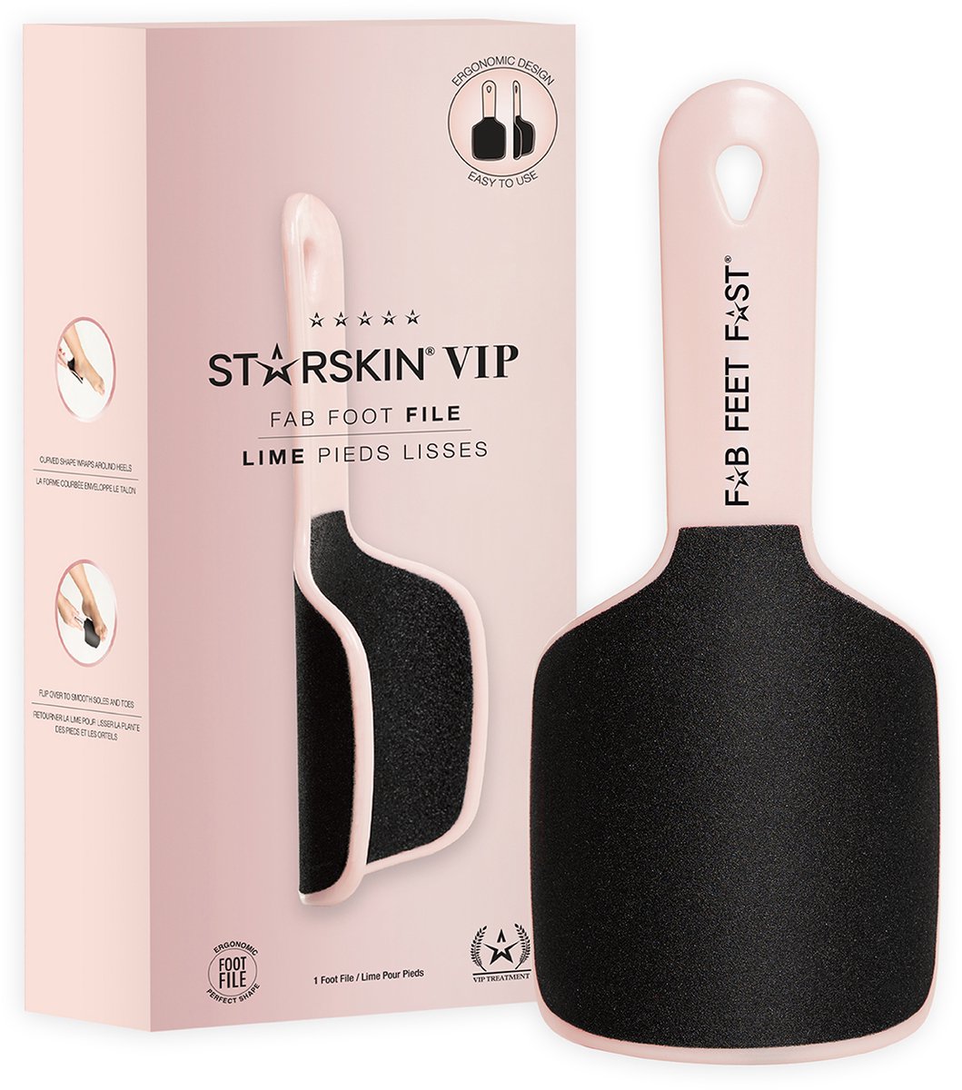Bol.com STARSKIN® Fab Voetvijl – Eeltverwijderaar & Eeltvijl – Professionele Voetvijl voor Verwijderen van Eelt, Harde & Gebarst... aanbieding