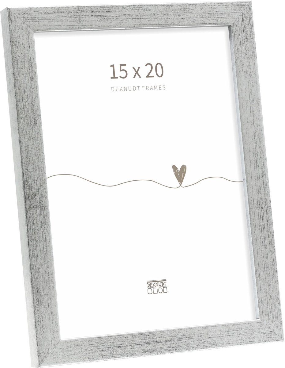 Deknudt Frames fotolijst S243D1 - antiek zilverkleur - foto 15x20 cm