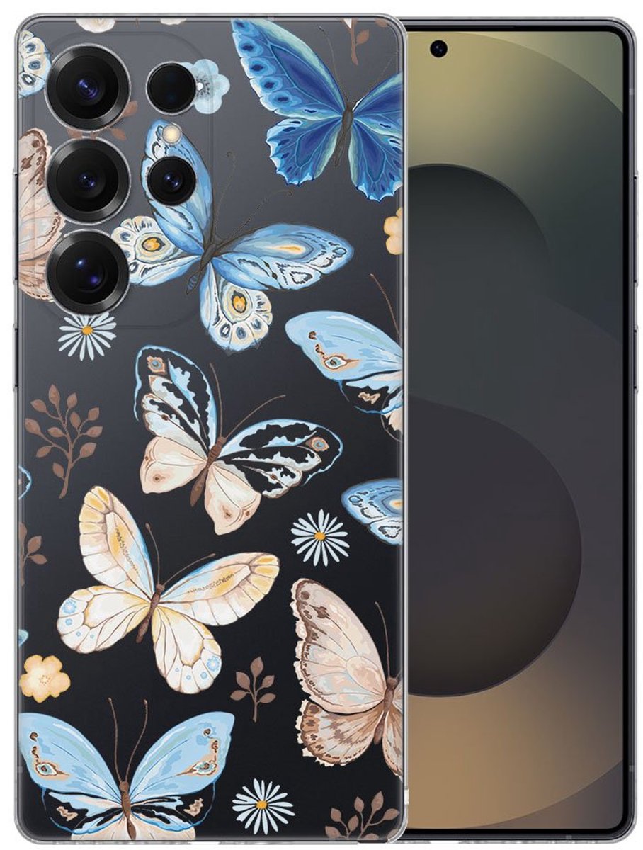 TPU Hoesje Samsung Galaxy S25 Ultra - Vlinder Backcover