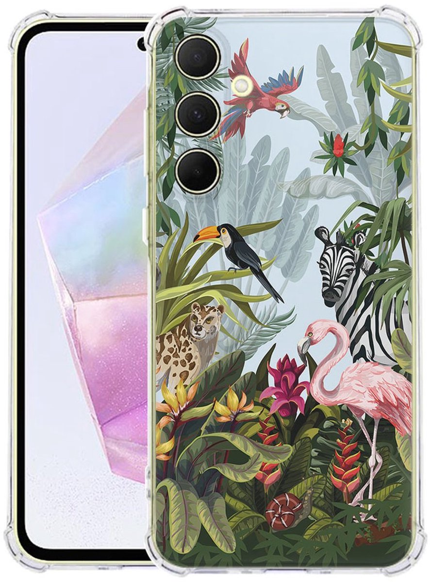 Samsung Galaxy A56 Hoesje - Jungle TPU Antishock