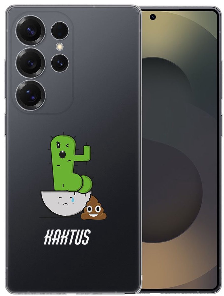TPU Hoesje Samsung Galaxy S25 Ultra - Cactus Poo Backcover