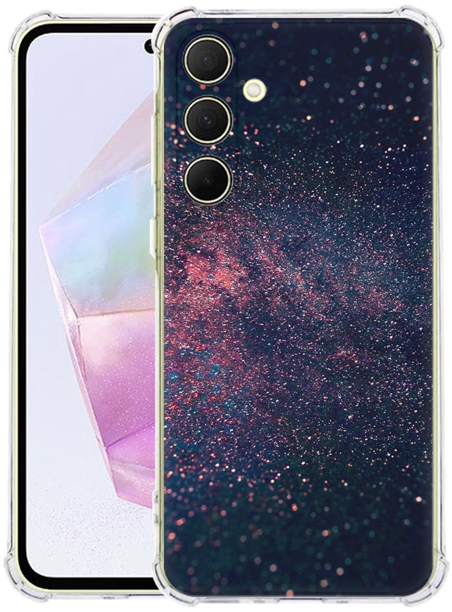 Samsung Galaxy A56 Hoesje - Stars TPU Antishock