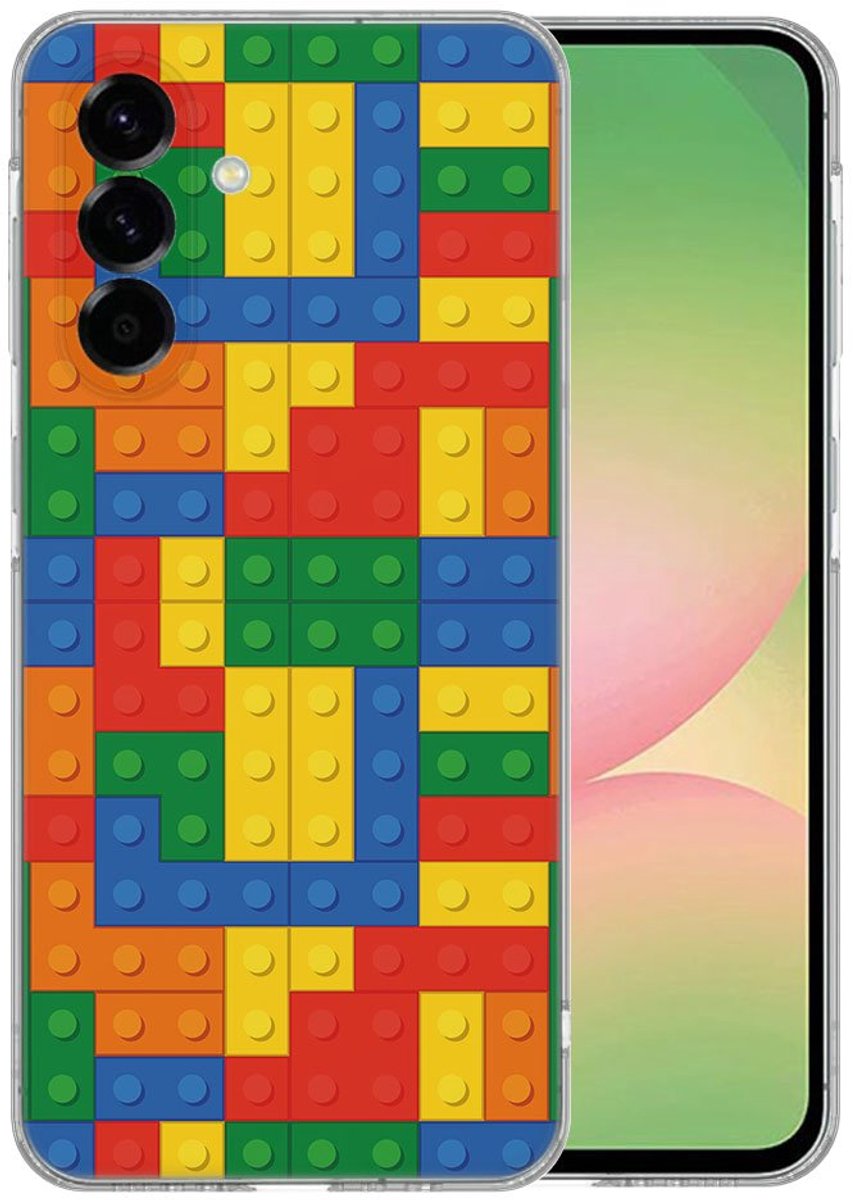 TPU Hoesje Samsung Galaxy A56 - Blokken Backcover