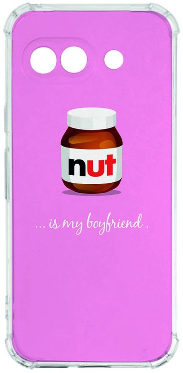Google Pixel 9a Hoesje - Hoesje Nut Boyfriend TPU Antishock