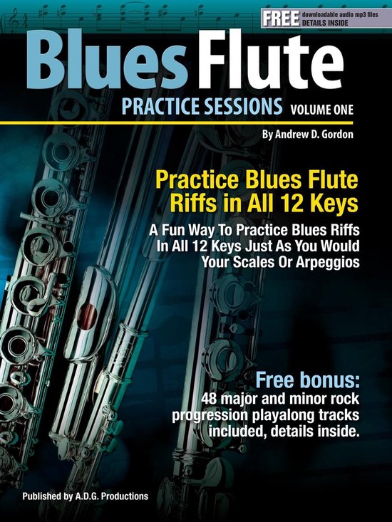 Practice Sessions - Blues Flute Practice Sessions Volume 1 In All 12 Keys