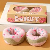 Donut Sokken Cadeau – 1 Paar – Origineel Cadeau voor Dames en Heren – Luxe Geschenkverpakking - Verjaardag - Sinterklaas - Kerst - One Size - Maat 36-46