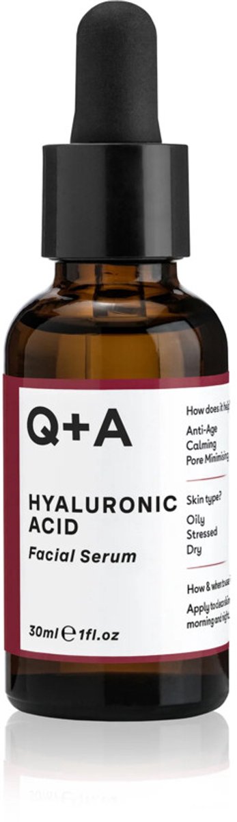 Q+A Hyaluronic Acid Gezichtsserum - 2 x 30 ml - Voordeelverpakking