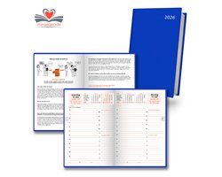 ZorgAgenda 2026 met periodevermelding - 1 dag per pagina - veel schrijfruimte en informatie voorin - voorzien van 4-wekelijkse perioden