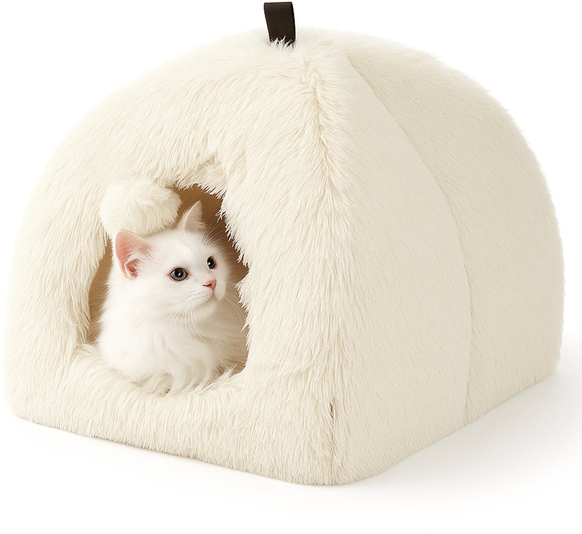 BOTC Kattenhuis - 2in1 - Kattenmand - Kattenhol - Kattenhuis - Wit