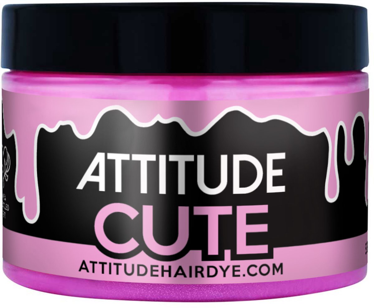 Attitude Hair Dye - Cute pastel Semi permanent hair dye - - Pastelroze