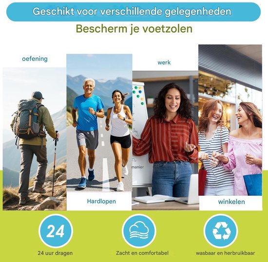 Ynkkvre - Voetkussentjes Elastisch - Ademend Materiaal - Discrete Huidkleur - Dagelijks Gebruik - Verlicht Voorvoetpijn van Merkloos — afbeelding 5