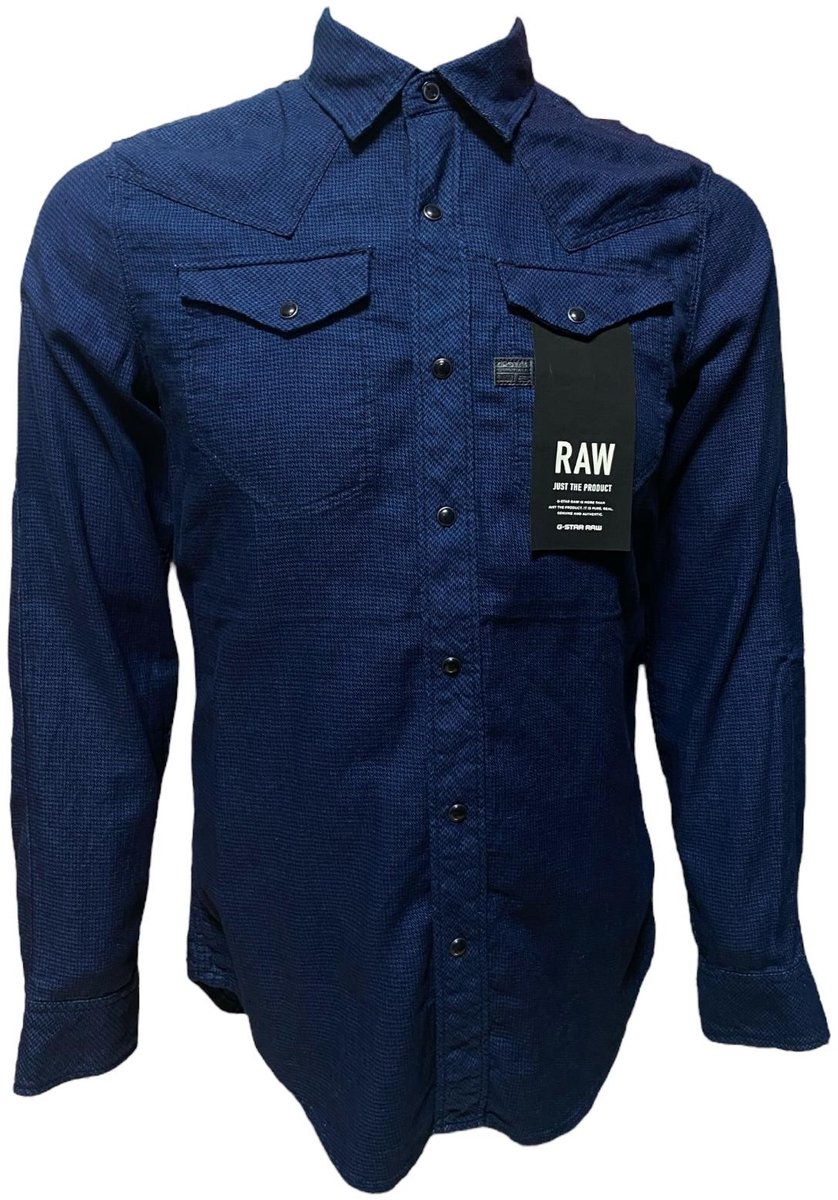 G-STAR OVERHEMD Blauw