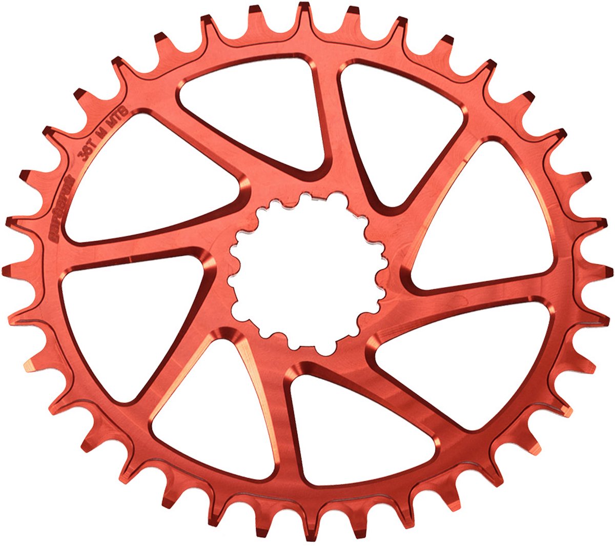Garbaruk Bb30 Short Spindle Ovaal Kettingblad Goud 36t