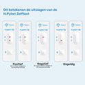 H. Pylori zelftest resultaten: Positief (2 lijnen), Negatief (1 lijn) en Ongeldig (geen controlelijn).