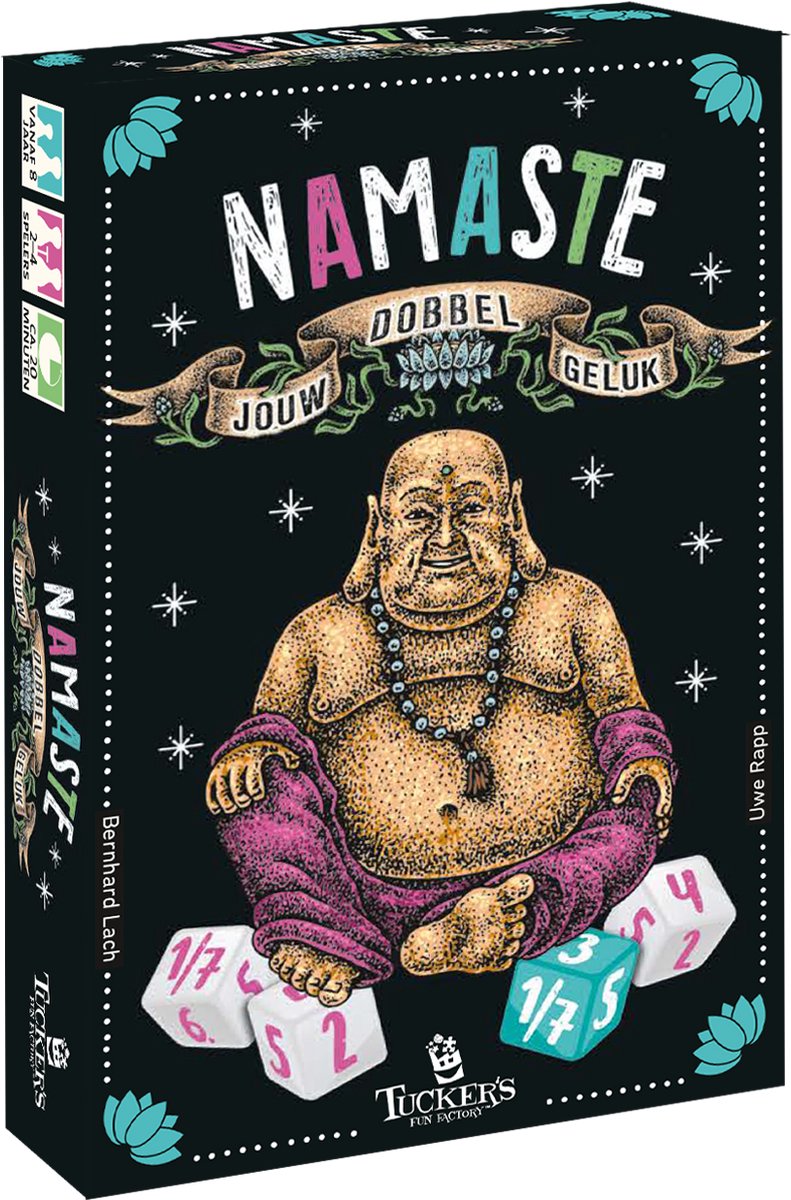 dobbelspel Namaste strategisch reisspel.