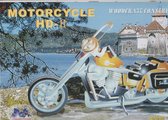 3D Puzzel Bouwpakket Harley Motor II - hout - gekleurd