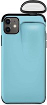 2 in 1 Nieuwe IPhone en Airpods bescherming hoesje voor iPhone 11 pro en Airpods - Blauw