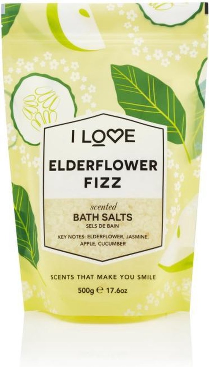 I love - Elderflower Fizz Bath Salt - Koupelová sůl   (L)