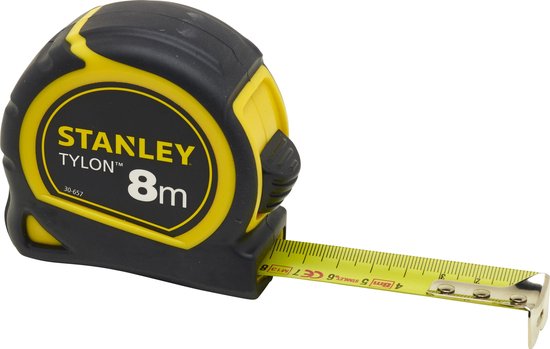 Stanley 1-30-657 rolbandmaat tylon - 8m lang - 25mm breed