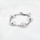 Proud Pearls® Circles & Pearls armband