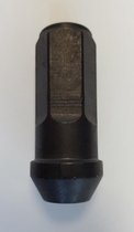 H&R Wielmoer konisch M14x1.50 - Lengte 56mm - Zwart gesloten