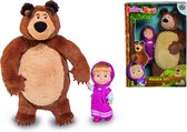 Simba Masha Set Plushbear + Doll, small