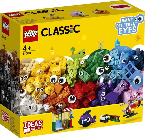 LEGO Classic La boîte de briques et d'yeux 11003 – Kit de