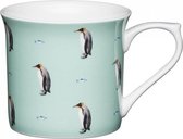 Set van 4 - Mok Pinguin - Porselein, Fine Bone China - 300ml - KitchenCraft