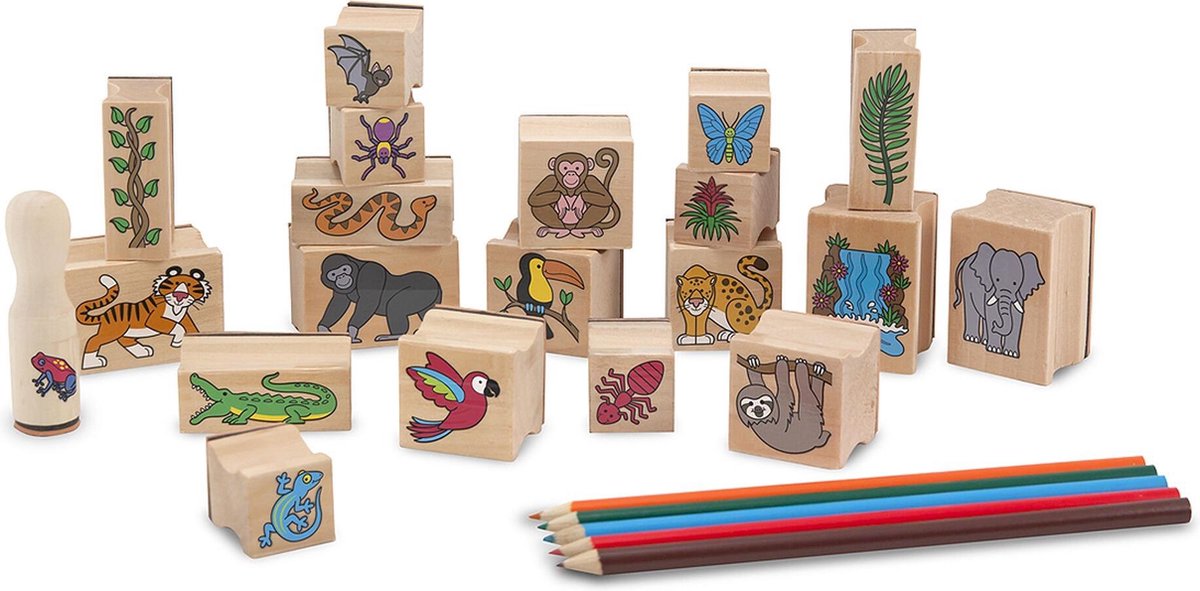 Melissa & Doug - Stamp-A-Scene - Rain Forest