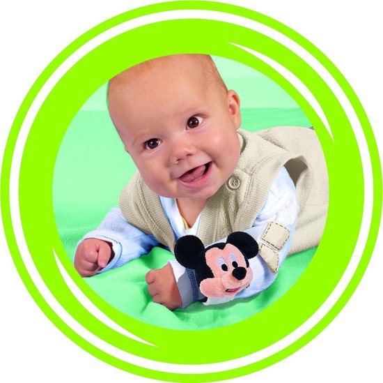Simba Disney Mickey Arm Rattle Mickey Minnie Mouse knuffel pop Disney Speelgoed - Mini Mouse & Micky Mouse van Simba — afbeelding 2