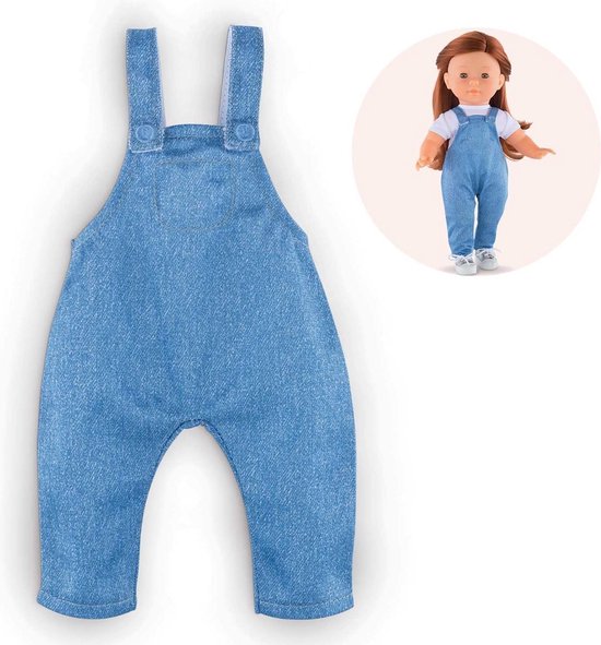 Vêtements de poupée Corolle Salopette en jean pour toutes les tailles  Poupée Corolle 36cm | bol.com