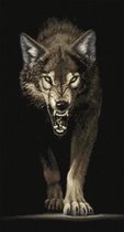 Wizardi Diamond Painting Kit Stalking Wolf WD2410