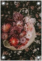 Tuinposter –Bloemen Bouquet– 60x90cm Foto op Tuinposter (wanddecoratie voor buiten en binnen)