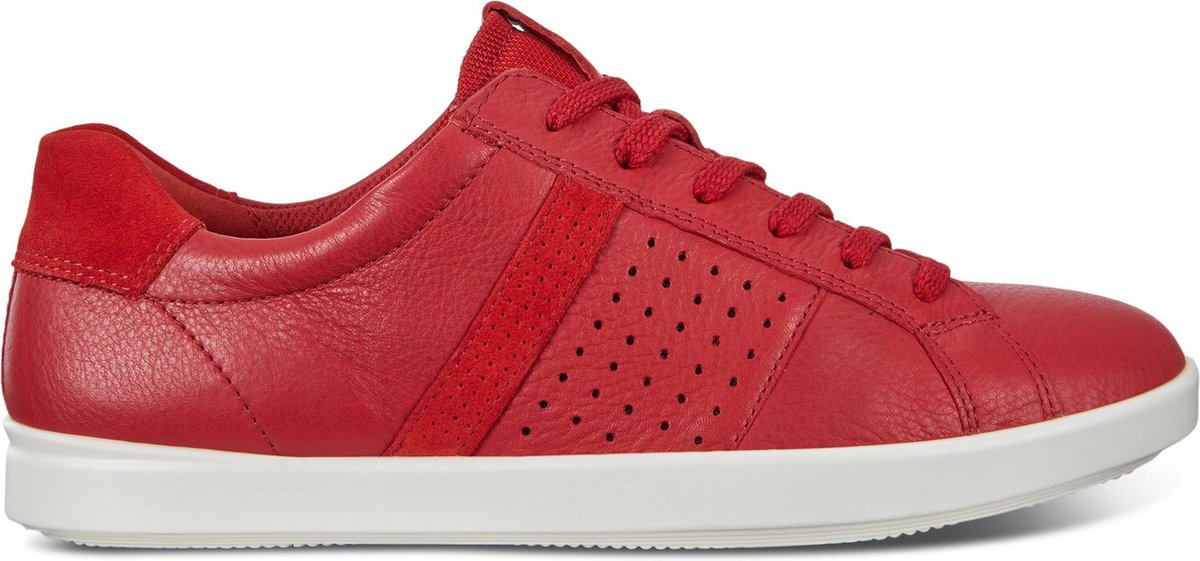 ECCO Leisure Dames Sneaker Rood - Schoenen.nl