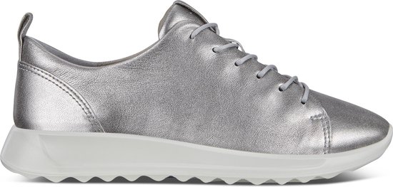 ECCO Flexure Runner Dames Sneaker - Zilver - Maat 41 | bol.com