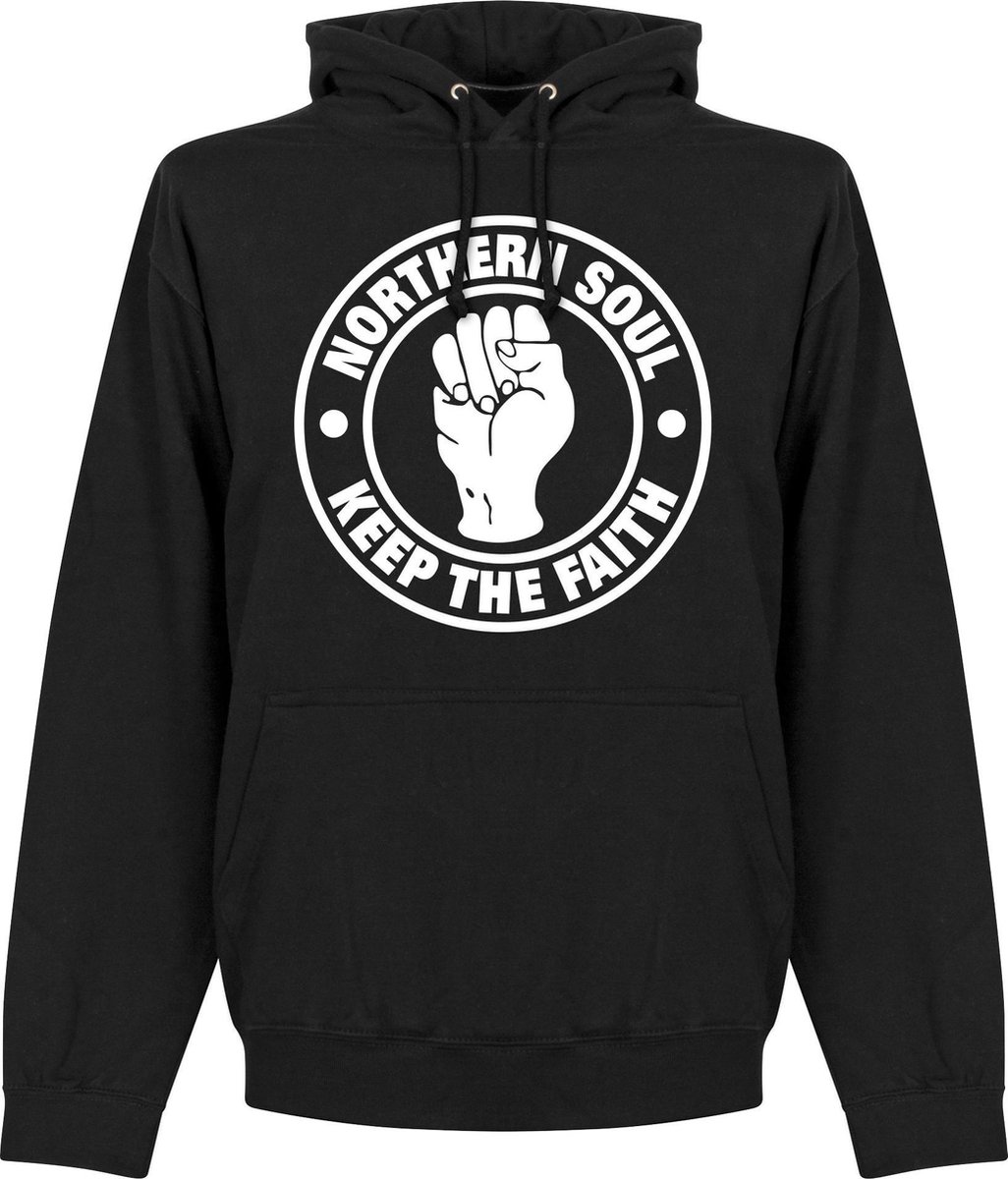 Northern Soul Hoodie - Zwart - XL