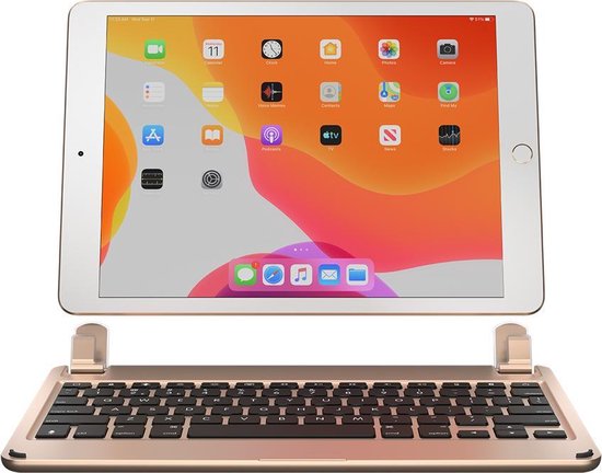 Brydge toetsenbord voor iPad 7 10.2 (2019) - QWERTY - Goud - Brydge