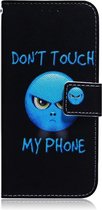 Do Not Touch wallet book case hoesje Motorola Moto G8 Plus