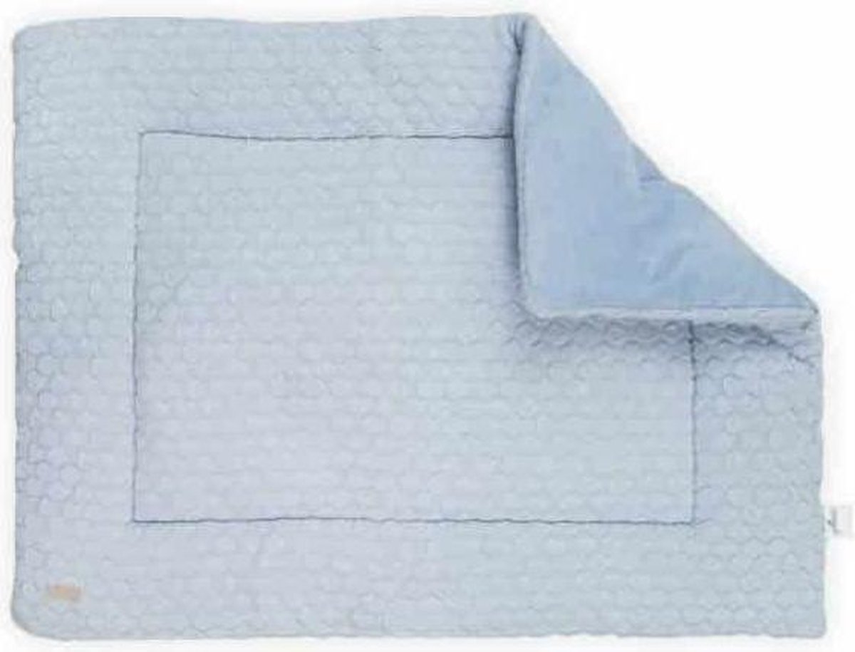 Jollein Boxkleed 80x100cm Fancy knit - baby blue
