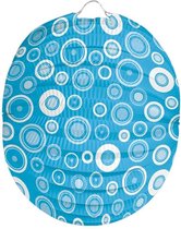 Bubbel Lampion Blauw 22cm