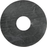 Zelfkl. rozet (17 mm) zwart (10 st.)