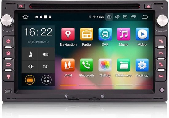 Voltario® 7 « Android navigation Autoradio, Bluetooth et DVD. GPS voitures  pour... | bol