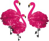Amscan Flamingo Hangdecoratie 49,5 Cm 3 Stuks