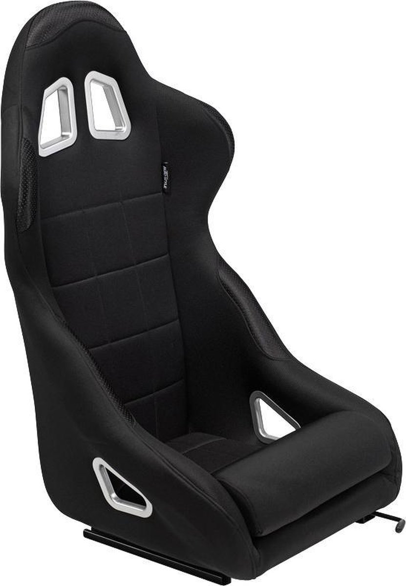 AutoStyle Sportstoel 'K5' - Zwart - Vaste rugleuning - incl. sledes