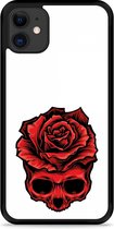 iPhone 11 Hardcase hoesje Red Skull - Designed by Cazy