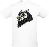 Merkloos Uil - Uilen - Dieren - Bos - Vogel Unisex T-shirt XL